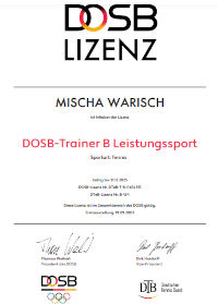 DOSB-Trainer B Leistungssport